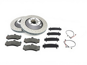 FRONT Brake disc rotor 380mm & Brake pads. Porsche 997 GT3 2010>> Zimmermann FORMULA Z - 99735140991, 99735141091 - 460.1551.70, 460.1550.70